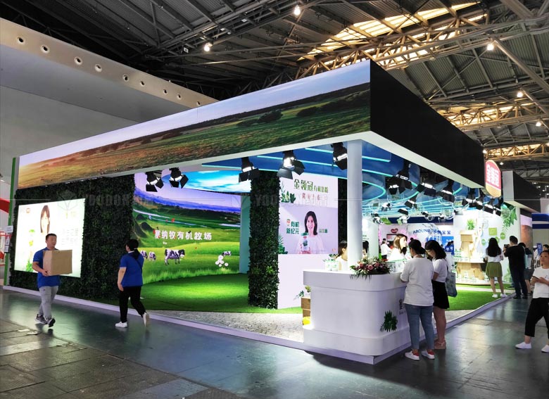 上海會展臺搭建工廠搭建展臺效果